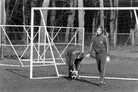 Training selectie Nederlands elftal in Zeist voor wedstrijd tegen Belgie, traini, Bestanddeelnr 926-0255