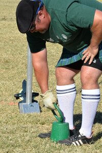 Highland games scottish games weight toss