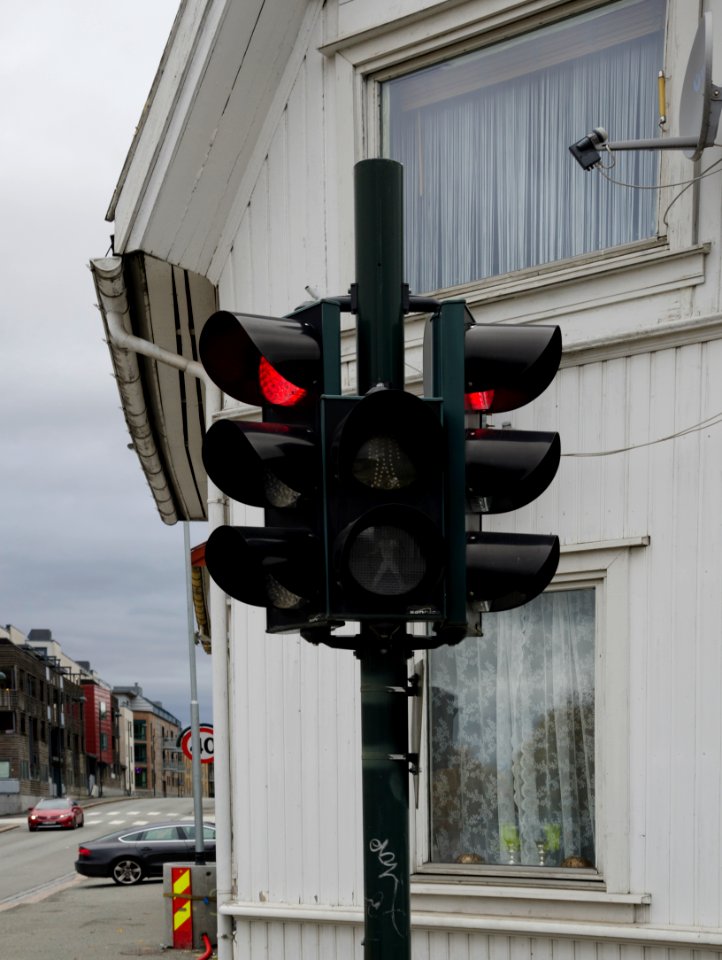 Traffic light red Drammen (1)