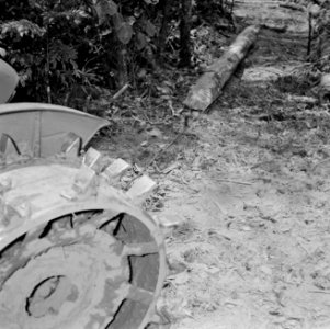 Tractor in het bos, Bestanddeelnr 252-2521