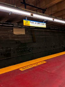 Track 21 at Penn Station New York photo