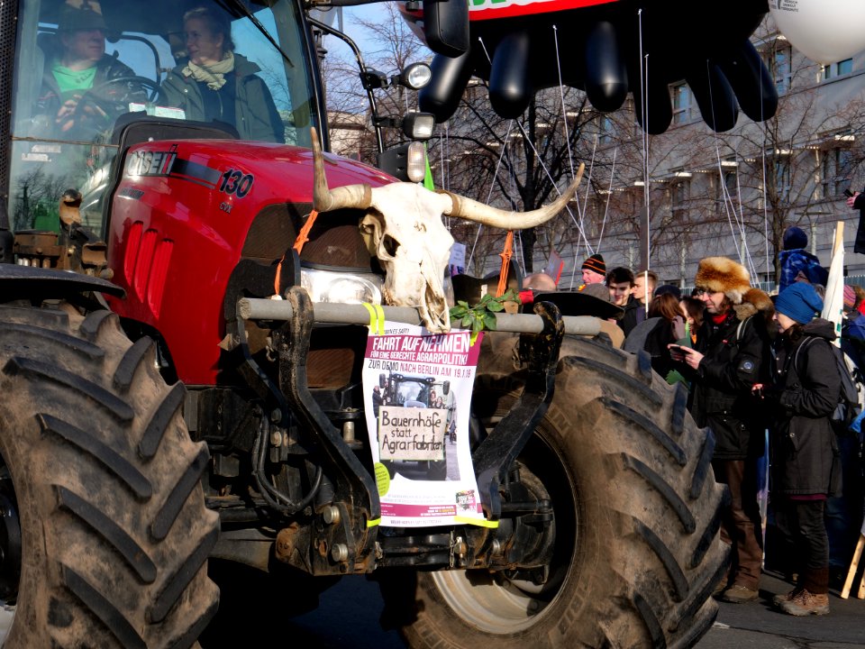 Tractor at the "Wir Haben Es Satt!" Demonstration 2019 33