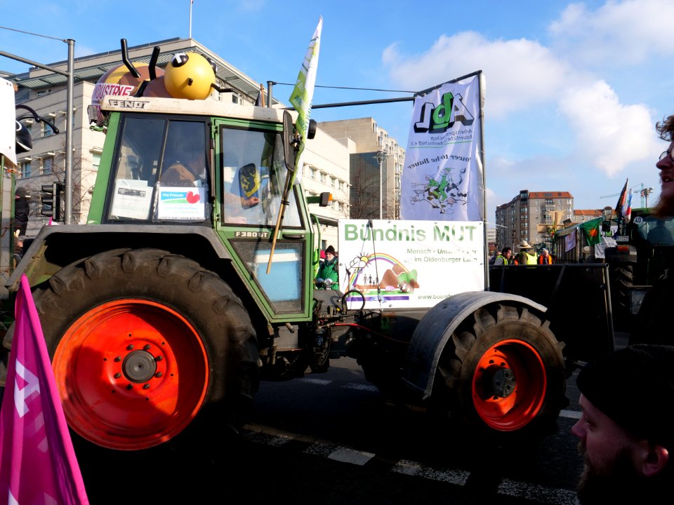 Tractor at the "Wir Haben Es Satt!" Demonstration 2019 57