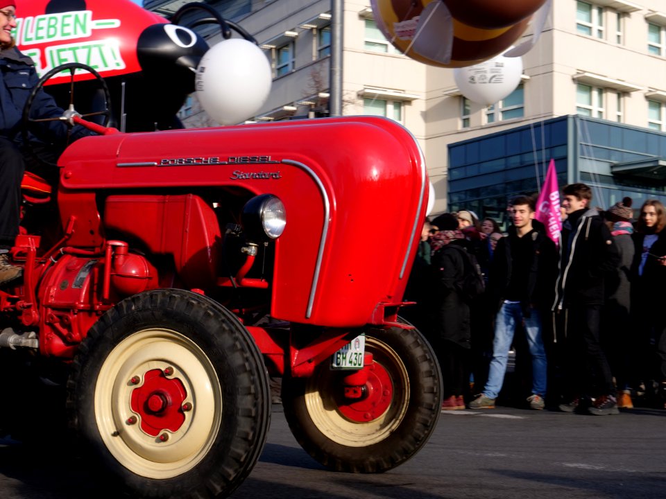 Tractor at the "Wir Haben Es Satt!" Demonstration 2019 28
