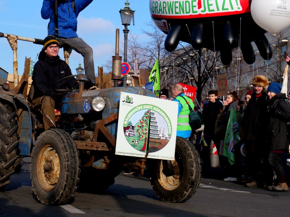 Tractor at the "Wir Haben Es Satt!" Demonstration 2019 24