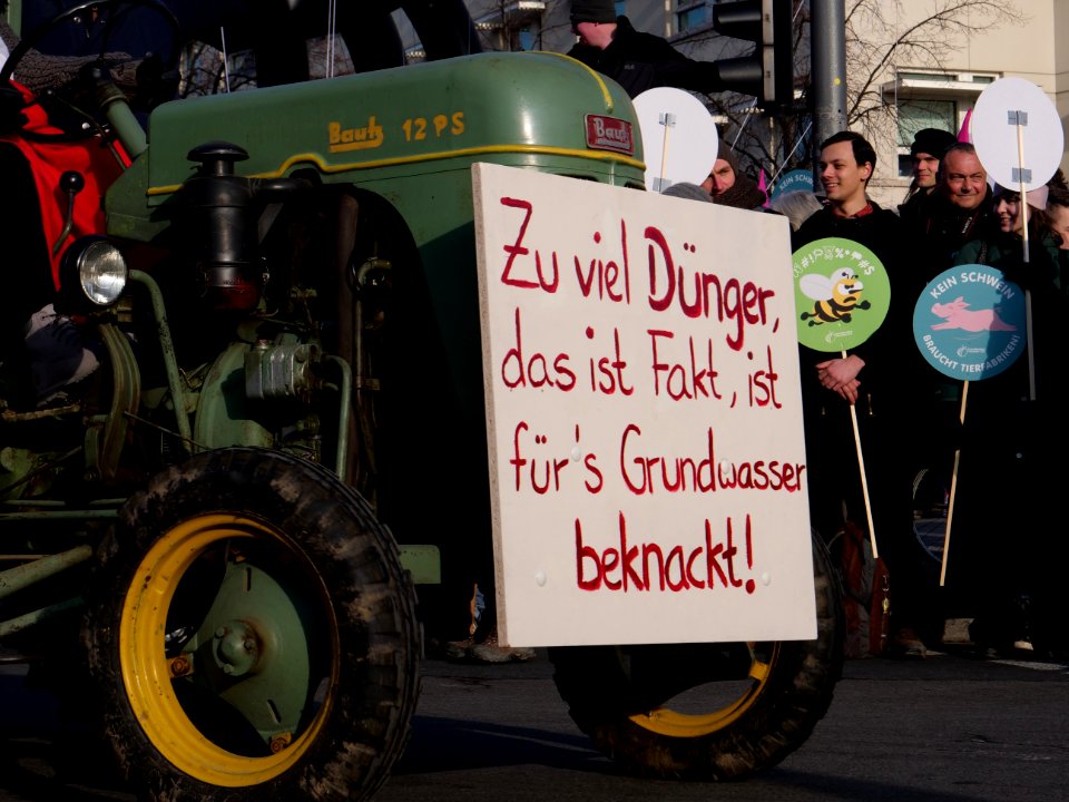 Tractor at the "Wir Haben Es Satt!" Demonstration 2019 26