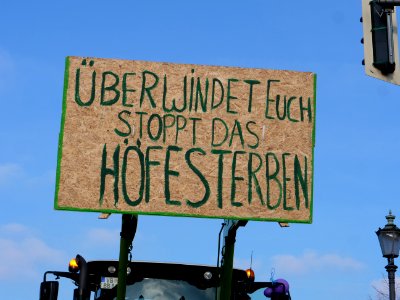 Tractor at the "Wir Haben Es Satt!" Demonstration 2019 42