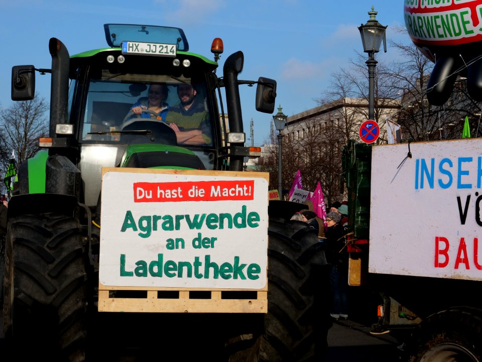 Tractor at the "Wir Haben Es Satt!" Demonstration 2019 38