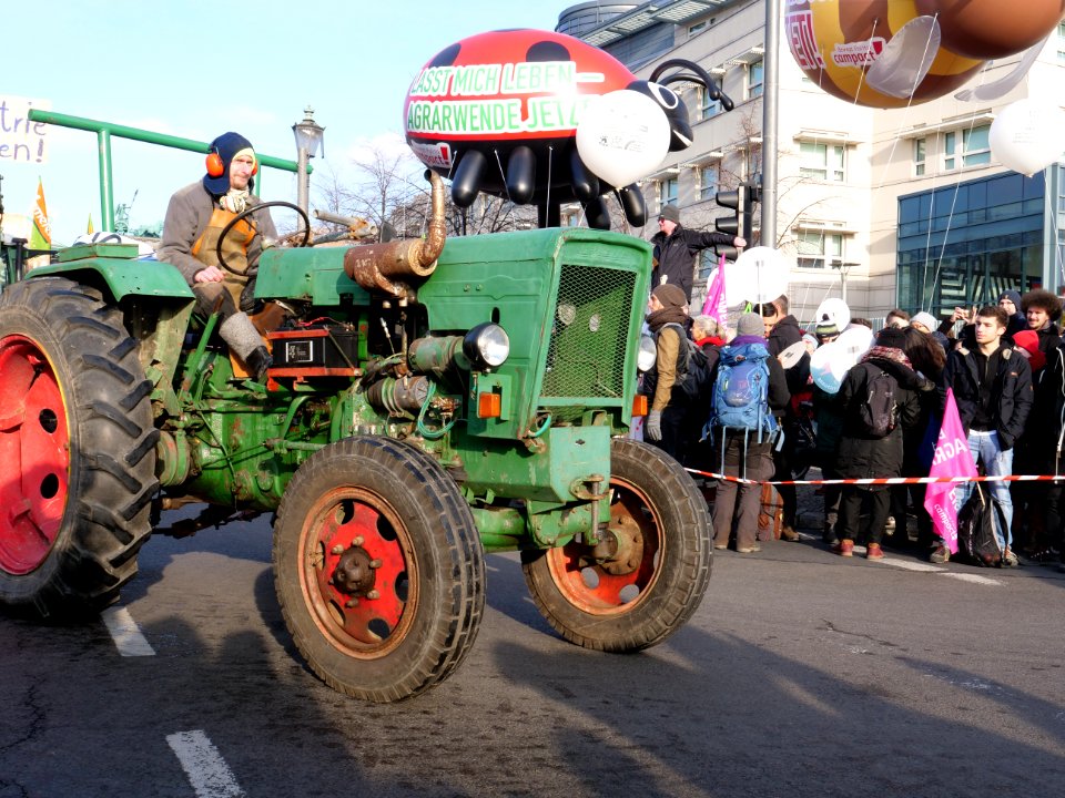 Tractor at the "Wir Haben Es Satt!" Demonstration 2019 51