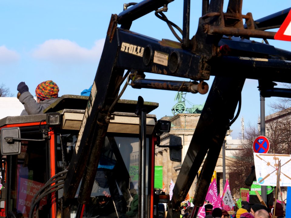 Tractor at the "Wir Haben Es Satt!" Demonstration 2019 91