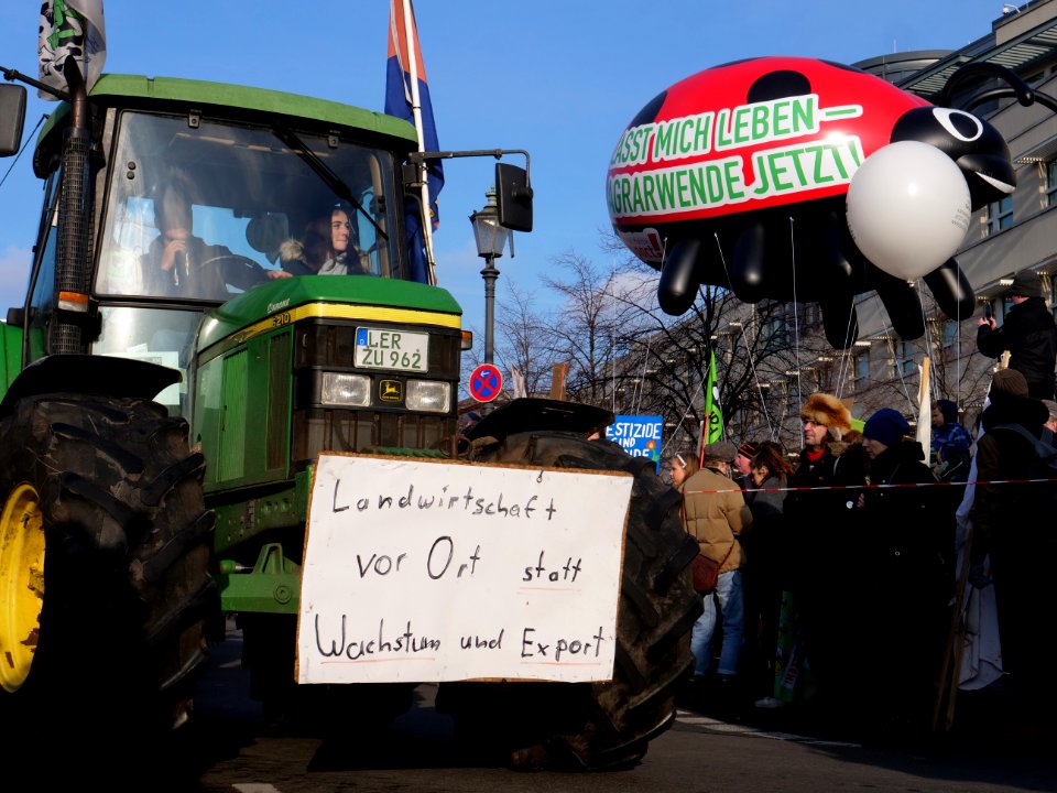 Tractor at the "Wir Haben Es Satt!" Demonstration 2019 56