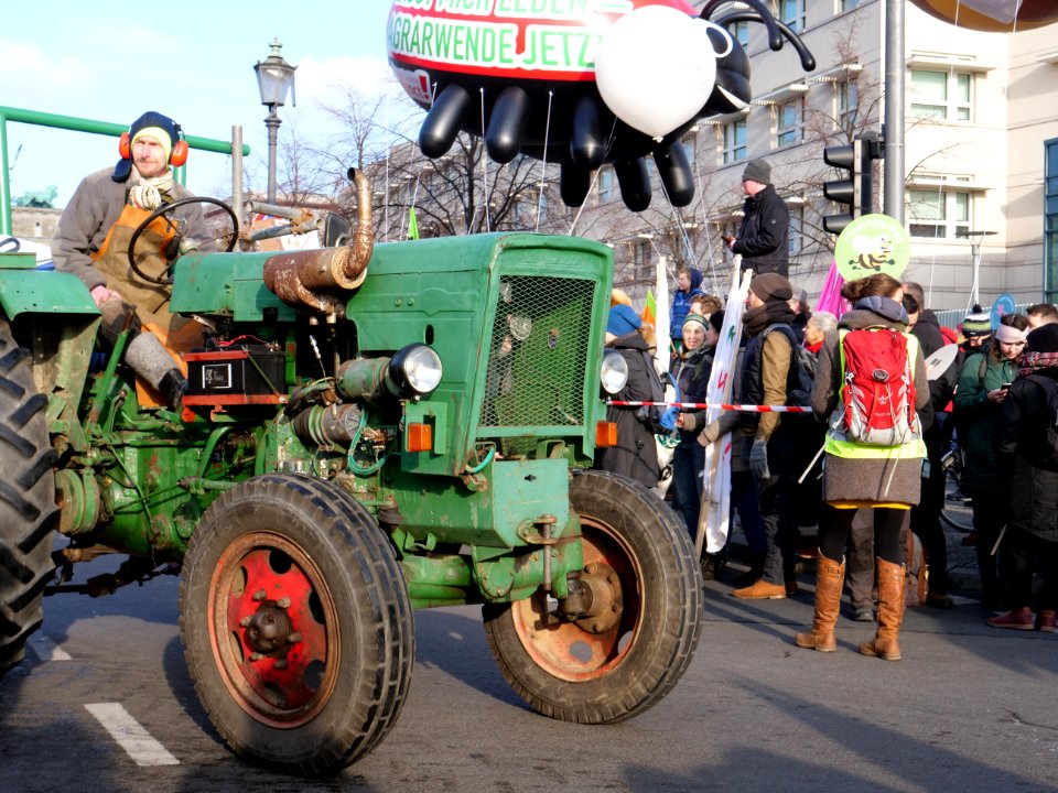 Tractor at the "Wir Haben Es Satt!" Demonstration 2019 49