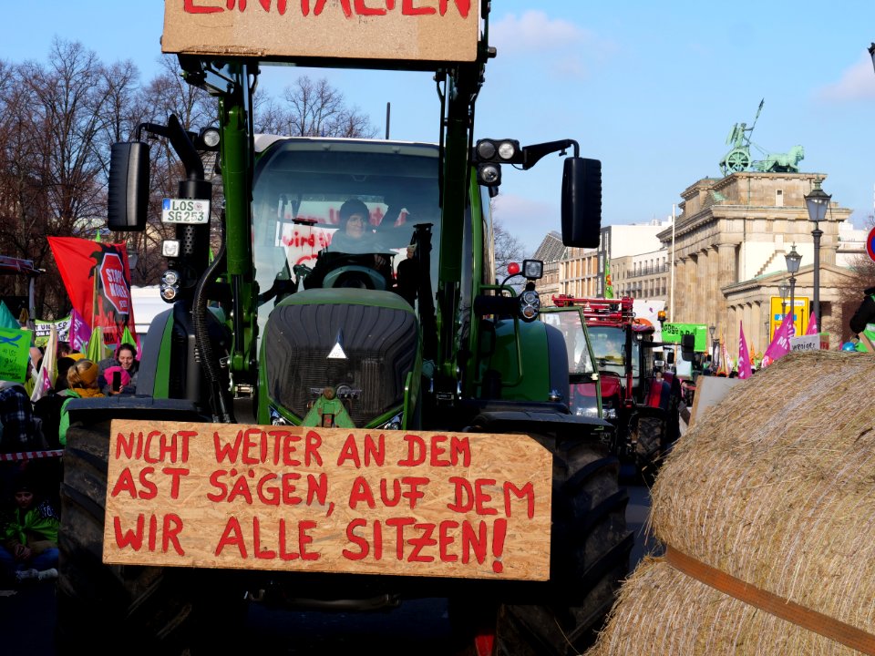 Tractor at the "Wir Haben Es Satt!" Demonstration 2019 87