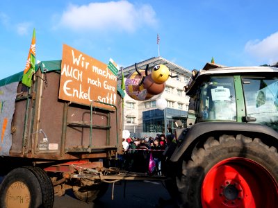 Tractor at the "Wir Haben Es Satt!" Demonstration 2019 53