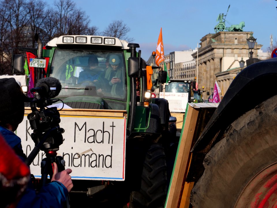 Tractor at the "Wir Haben Es Satt!" Demonstration 2019 95
