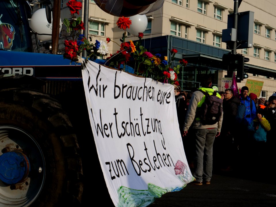 Tractor at the "Wir Haben Es Satt!" Demonstration 2019 35