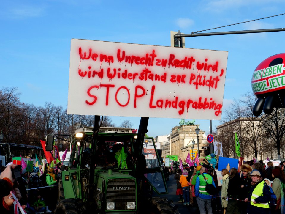 Tractor at the "Wir Haben Es Satt!" Demonstration 2019 89