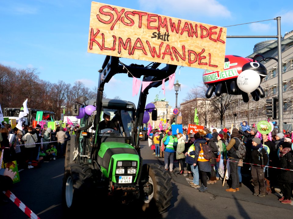 Tractor at the "Wir Haben Es Satt!" Demonstration 2019 85