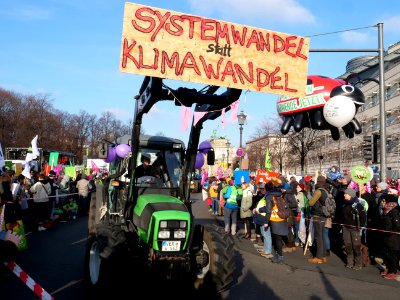 Tractor at the "Wir Haben Es Satt!" Demonstration 2019 85