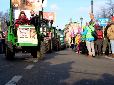 Tractor at the "Wir Haben Es Satt!" Demonstration 2019 63