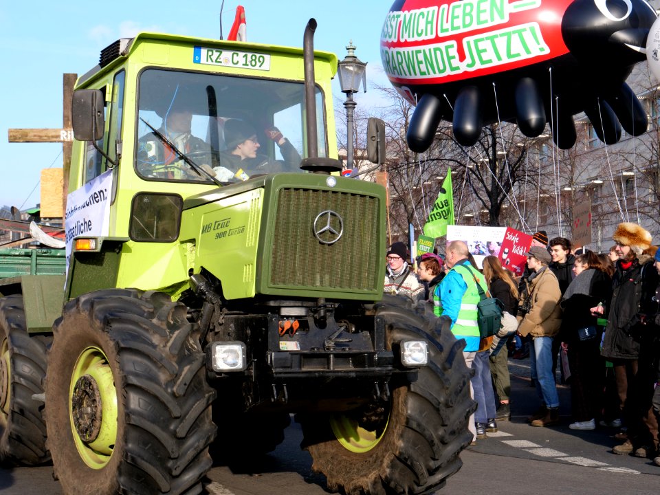Tractor at the "Wir Haben Es Satt!" Demonstration 2019 36
