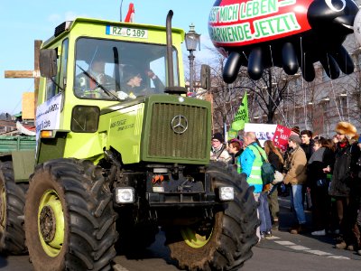 Tractor at the "Wir Haben Es Satt!" Demonstration 2019 36