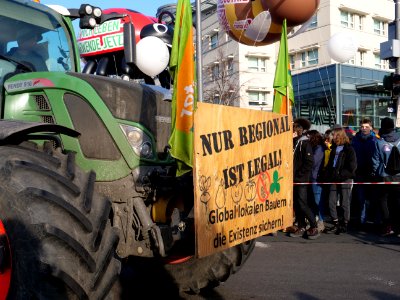 Tractor at the "Wir Haben Es Satt!" Demonstration 2019 66