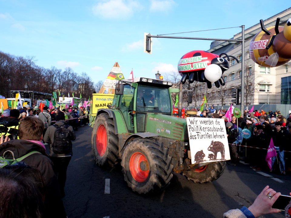 Tractor at the "Wir Haben Es Satt!" Demonstration 2019 68
