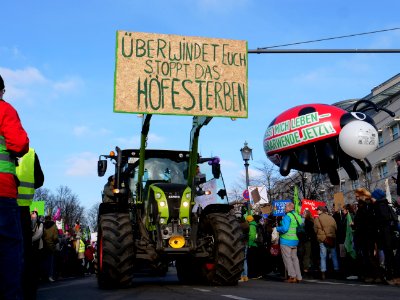 Tractor at the "Wir Haben Es Satt!" Demonstration 2019 43