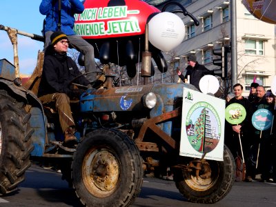 Tractor at the "Wir Haben Es Satt!" Demonstration 2019 25