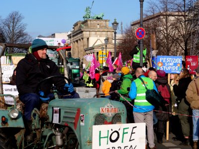 Tractor at the "Wir Haben Es Satt!" Demonstration 2019 60