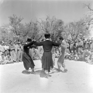 Tscherkessen die deel uitmaken van een eenheid Druzen uit het Israelische leger , Bestanddeelnr 255-0973
