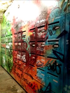 Traboule des Voraces - Boîtes-aux-lettres