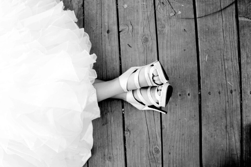 Black wedding bride