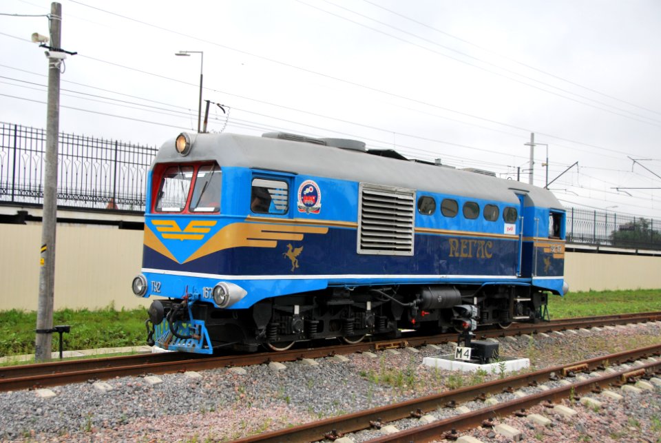 TU2-167 at Tsarskoselskaya railway station