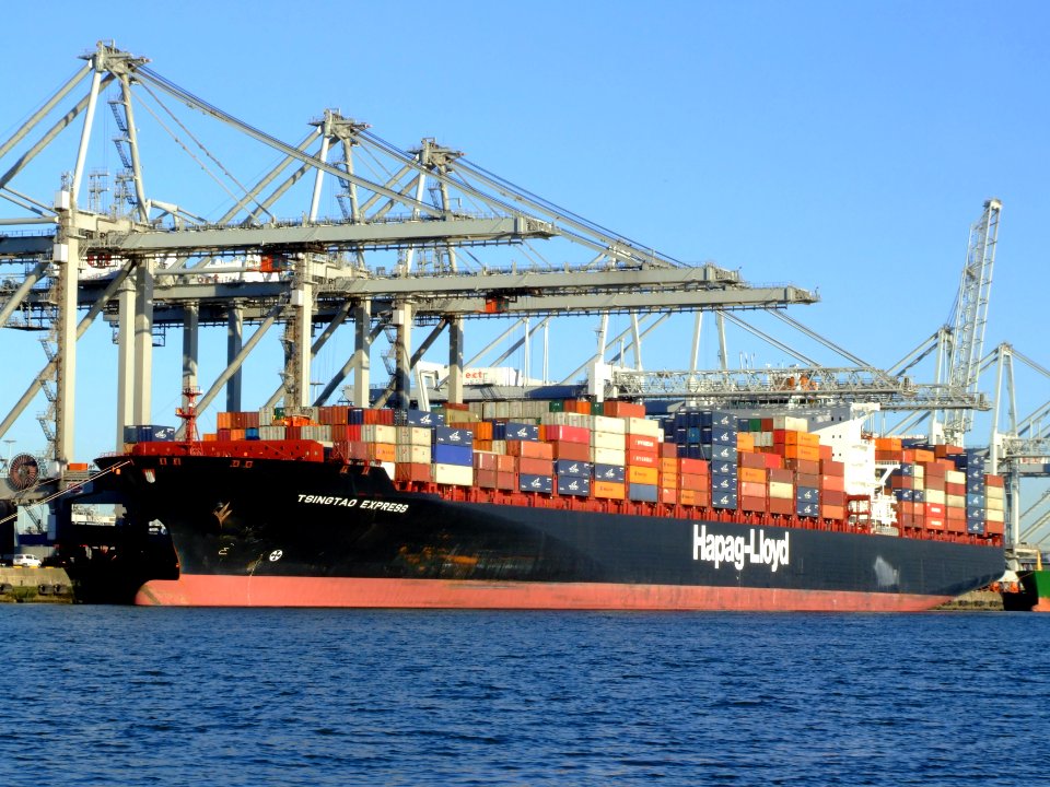 TsingTao Express IMO 9320702, Port of Rotterdam, Holland, 06JAN2009 pic2 07January2009