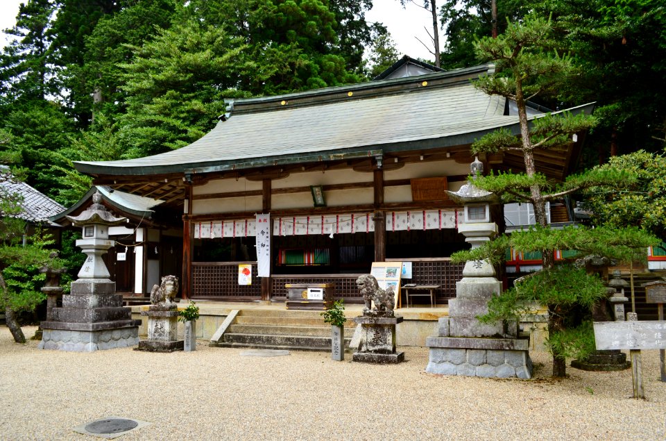 Tsuge-mikumari-jinja, haiden