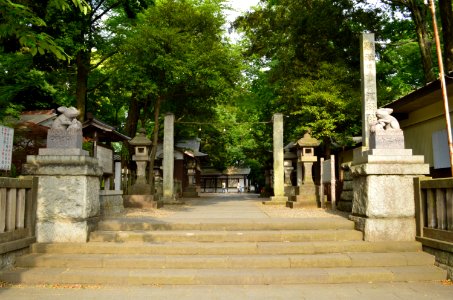Tsuki-jinja (Saitama) entrance