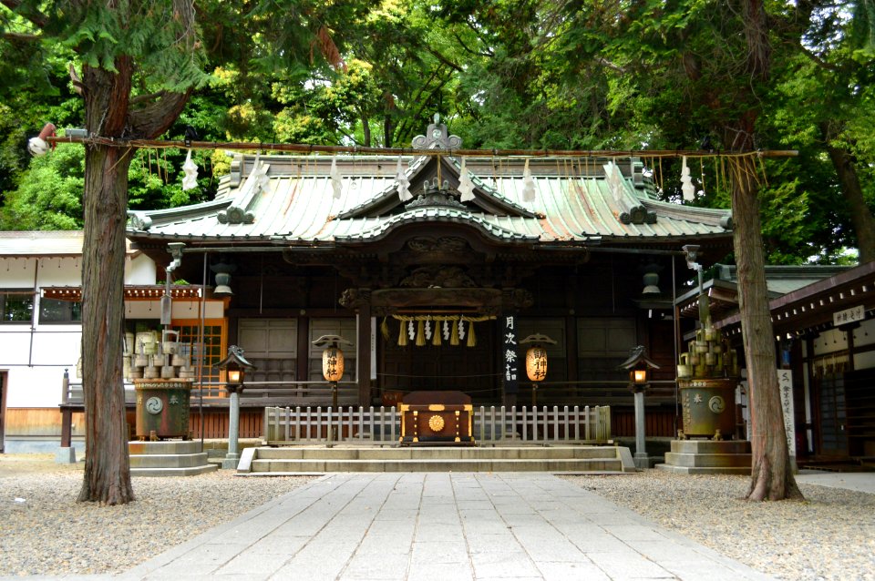 Tsuki-jinja (Saitama) haiden