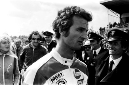 TT Assen Wil Hartog na afloop, Bestanddeelnr 929-7880