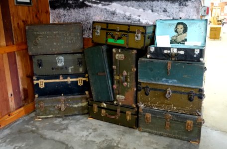 Trunks - Northeast States Civilian Conservation Corps Museum - Shenipsit State Forest - Stafford Springs, Connecticut - DSC04246