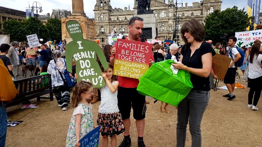 Trump protest - George Square, Glasgow 14