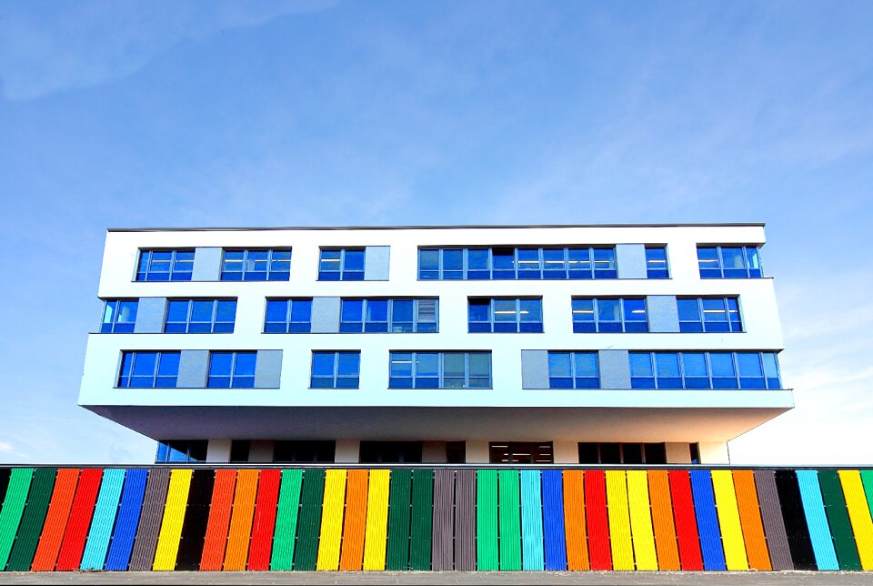 Modern facade window photo