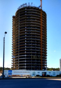 Trump Tower Punta del Este, under construction in April 2017