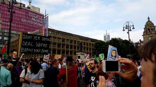 Trump protest - George Square, Glasgow 05