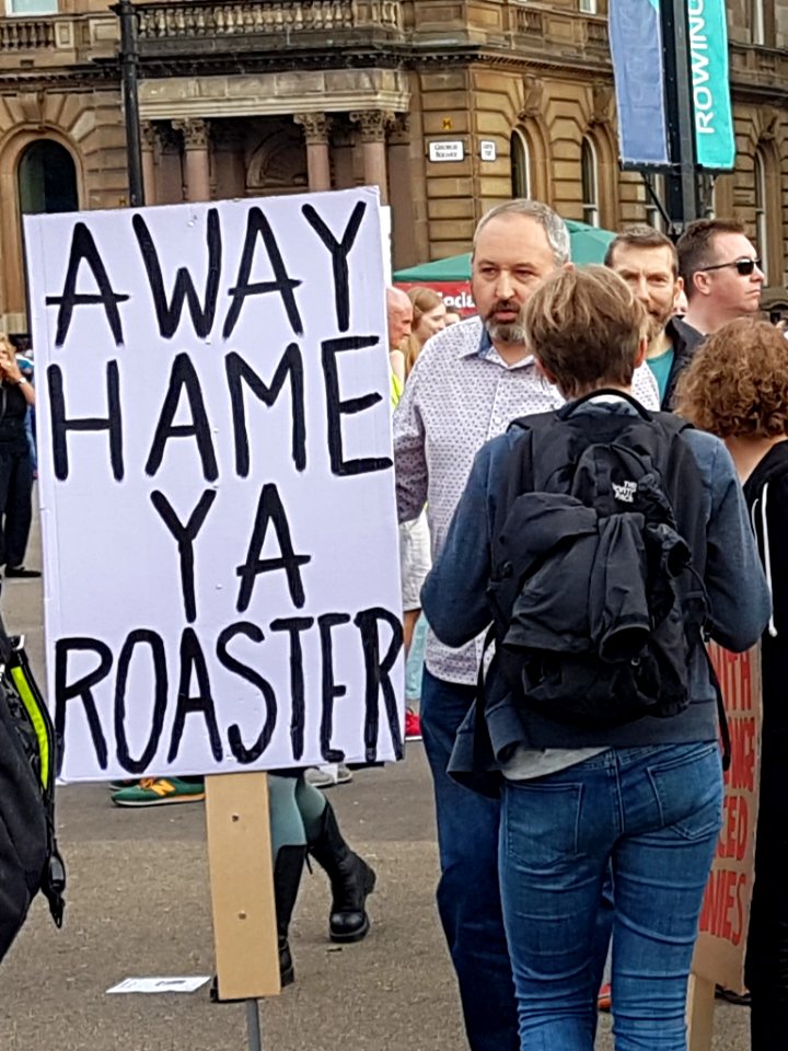 Trump protest - George Square, Glasgow 25