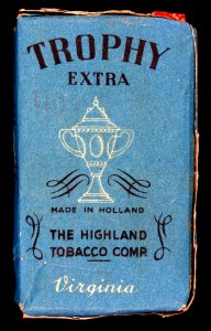 Trophy cigarettes pack, front