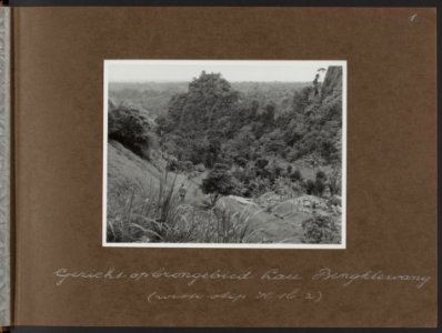 Tropisch landschap Gezicht op brongebied Lau Bengklewang op Sumatra, met rechts, Bestanddeelnr 827 03