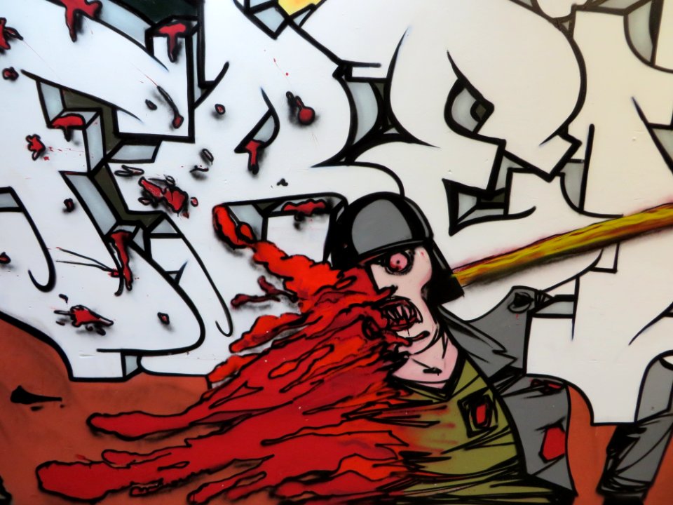 Trotz Allem Graffiti Opfer