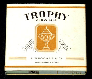 Trophy virginia cigarettes, A Broches & Co
